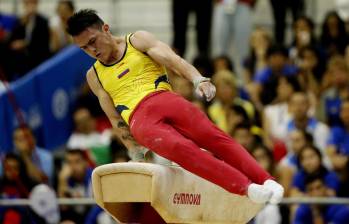 Leidy Solís le dio este lunes oro y plata a Colombia. FOTO AFP