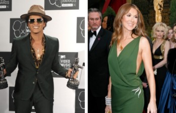 Las búsquedas de Bruno Mars y Celine Dion son bastante peligrosas en internet. FOTOS Archivo