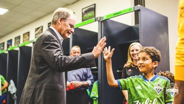 El futbolista de 8 años que debutó con el Seattle Sounders