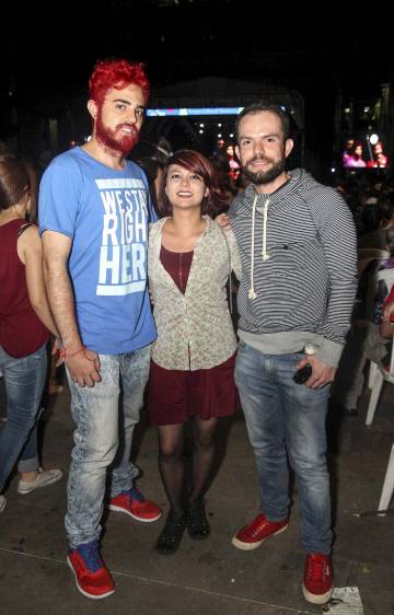 David Cardona, Alejandra Betancourt y Sergio Bautista. Foto Cámara Lúcida.