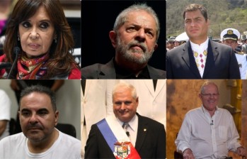 Cristina Fernández - Lula da Silva - Rafael Correa - Elías Antonio Saca - Ricardo Martinelli - Pedro Pablo Kuczynski