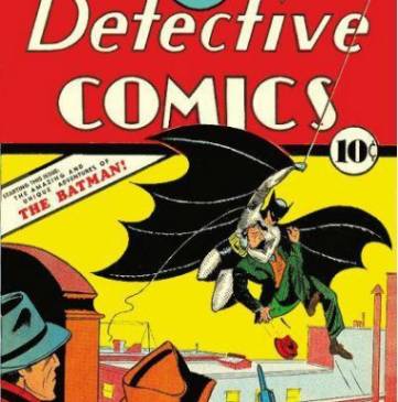 Primera vez de Batman en cómic. FOTO cortesía