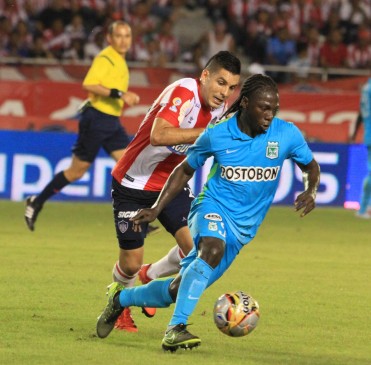 Nacional goleó a Junior en Barranquilla. FOTO COLPRENSA