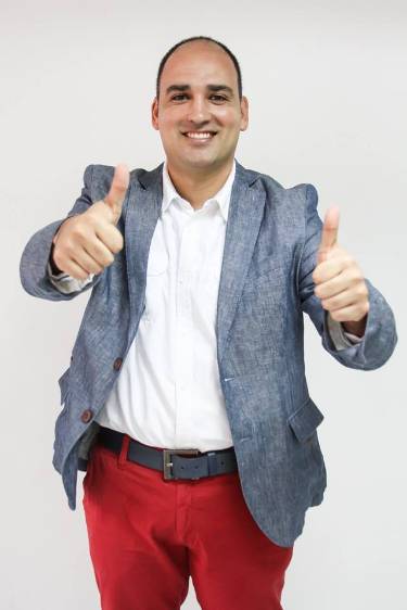 Óscar Andrés Pérez, candidato por el Centro Democrático, y nuevo alcalde de Bello. FOTO FACEBOOK ÓSCAR PÉREZ