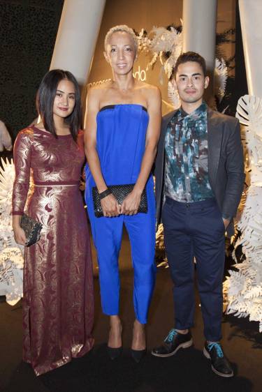 Yuki Sakamoto, Isabelle Hedoux y Gerson Aguilar. Foto Cámara Lúcida.
