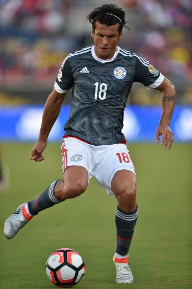 Nelson Haedo Valdez, una de las figuras del seleccionado paraguayo que compite en la Copa América Centenario. FOTO AFP 