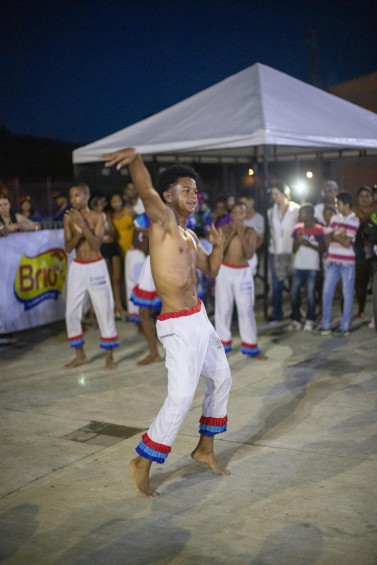 El ciclopaseo finalizó con una presentación de danza de jóvenes de la comunidad. FOTO José Luis Arango Vásquez