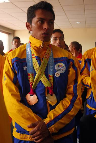 Diego Dueñas, ciclista colombiano. FOTO Cortesía Coldeportes