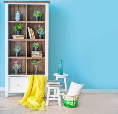 Estanterías de diversos colores y materiales diferentes, es lo que propone la tienda Demarques. FOTOS sstock