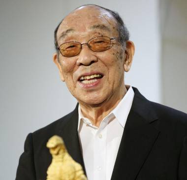 Haruo Nakajima, quien dio vida a Godzilla. Foto AFP