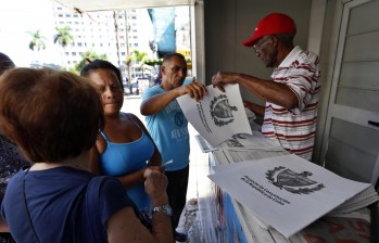 Proyecto para nueva Constitución de Cuba. FOTO: EFE