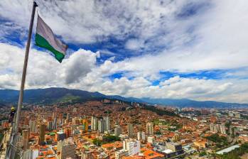 Así se ve Medellín desde la punta del Edificio Coltejer