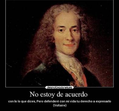 François-Marie Arouet, conocido como Voltaire,Filósofo, historiador y escritor francés, uno de los máximos exponentes del periodo de la Ilustración