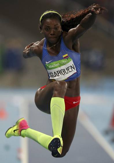 En Río de Janeiro, Caterine se ratificó como la mejor triplista del mundo al ganar con un salto de 15,17 metros. FOTO REUTERS