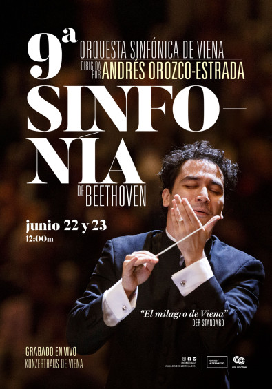 Andrés Orozco llega a los cines dirigiendo la Sinfónica de Viena