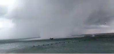 El fenómeno se presentó entre las 11:30 a.m. y las 12:30 a.m. FOTO tomada de video