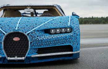 Más del 90% de los elementos del auto son de Lego. FOTO LEGO