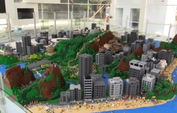 La sede de los Olímpicos construida en Lego