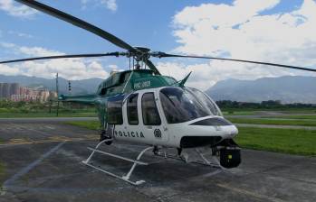 Un patrullaje en el nuevo helicóptero de la Policía