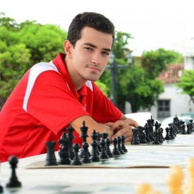 Cristhian Ríos es actualmente el jugador número uno del ajedrez colombiano. En Medellín sale por más prestigio. FOTO CORTESÍA 