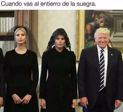 Los memes de la visita de Trump al Vaticano