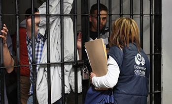 El procurador solicitó a las autoridades el traslado de presos a las cárceles del país, para descongestionar las URI y las estaciones de Policía. FOTO: Colprensa