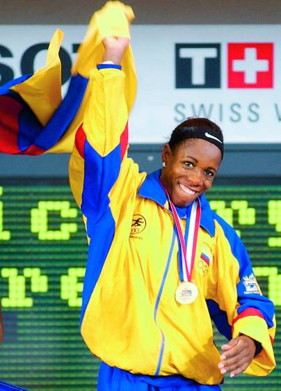 Mabel fue bronce en Atenas 2004. FOTO EL COLOMBIANO