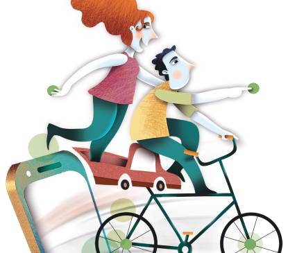 Mejorar la calidad del aire de la región y disminuir la congestión vehicular, grandes beneficios de la iniciativa. Ilustración EL COLOMBIANO