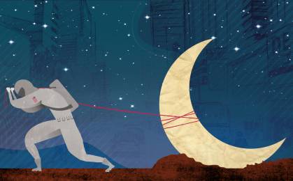 Huellas del hombre en la Luna