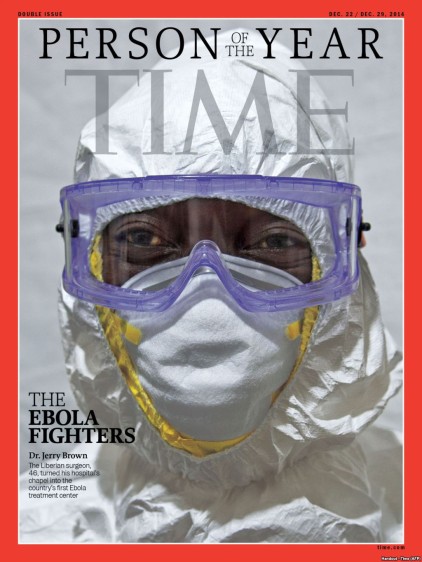 Luchadores contra el Ébola. En el año 2014.