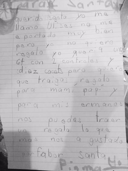 China 3 @SilviaBarrera15Una carta de mi hermano a Santa, lo mejor que me pude haber encontrado hoy.
