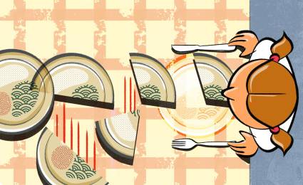 Niños con menos alimentos