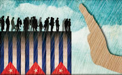 Sigue el éxodo cubano