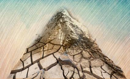 El agua que baja de los nevados