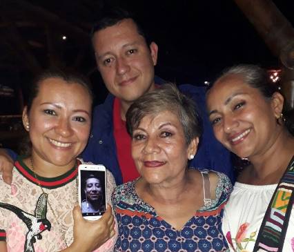 Margarita Pineda es la madre de Diego Binel. Desde Armenia espera el regreso de su hijo. FOTO: CORTESÍA