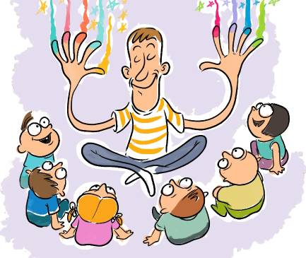 Con estrategias didácticas y apoyo familiar un niño en educación inicial logrará un desarrollo integral de sus capacidades. Ilustración Carlos Esteban parís.