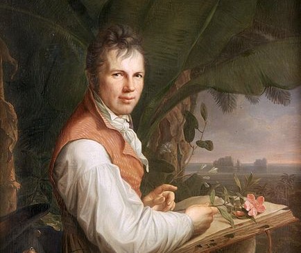 Alexander von Humboldt (1806). Ilustración Friedrich Georg Weitsch.