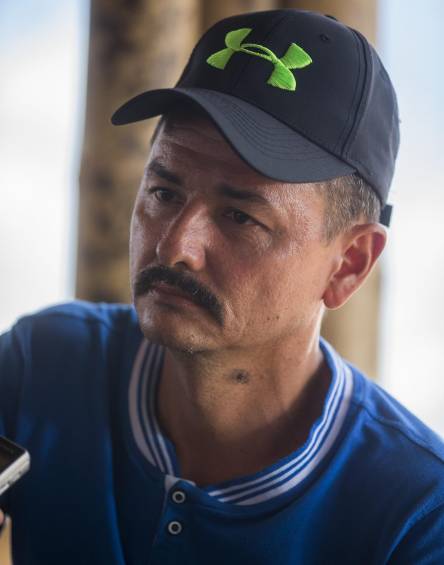 Jhoverman Sánchez es del corregimiento Currulao, de Turbo (Antioquia). Llegó a Urabá en 1999 a hacer parte del frente 58. FOTO: Esteban Vanegas