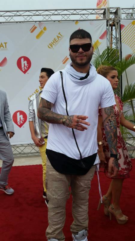 Farruko también estuvo en la ceremonia. FOTO Jaime Arango Duque