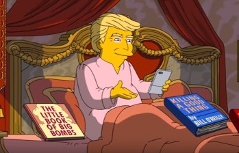 Los Simpsons se burlan de Trump y sus 100 días de gobierno