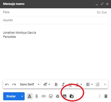 Cómo enviar un email o correo confidencial y cómo programar el envío
