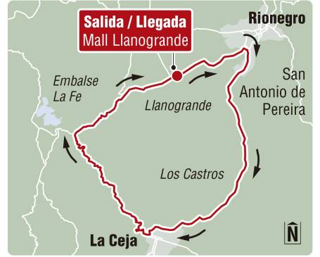 Atento: cierres viales este miércoles en Oriente por Tour Colombia 2.1