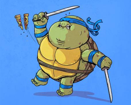 Tortuga ninja #FamousChunkies