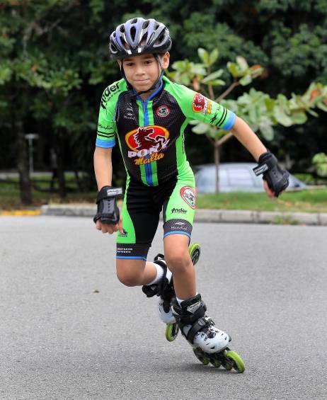 Yeimar va por el triunfo en el Pony. FOTO DONALDO ZULUAGA