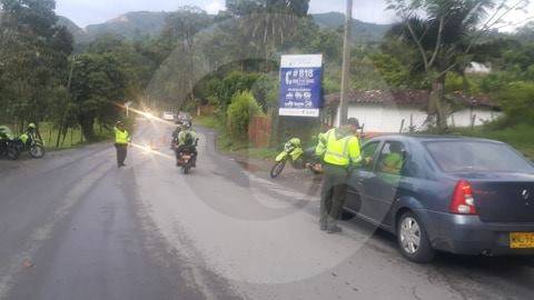 En el puente murieron cuatro motociclistas en Antioquia