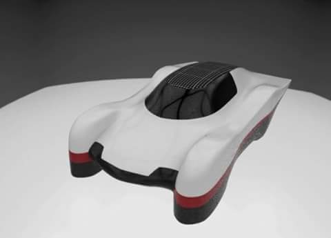 Este es el prototipo de Cambria, así lucirá al momento de la competencia. FOTO Cortesía