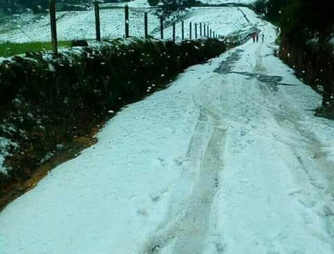 La granizada que congeló a Santa Rosa de Osos