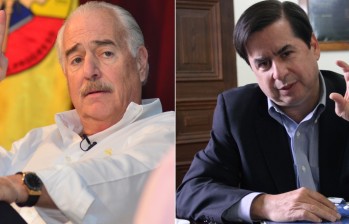 La segunda pelea política del año se dio este jueves y sus protagonistas fueron el expresidente Andrés Pastrana y el ministro del Interior, Juan Fernando Cristo. FOTO COLPRENSA
