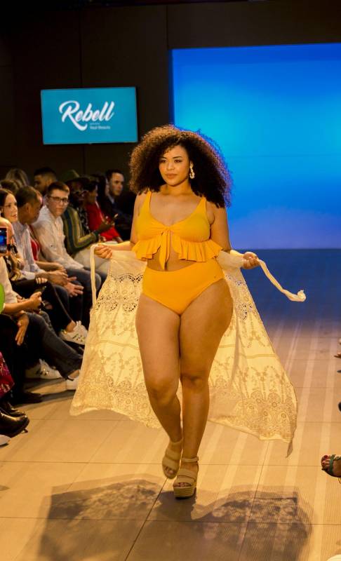  En la pasarela hubo modelos de Medellín, Cali, Bogotá, Barranquilla y Bucaramanga. FOTO Camilo Suárez