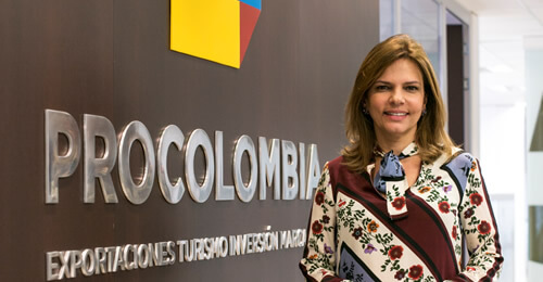 Flavia Santoro, presidenta de Procolombia. FOTO: CORTESÍA PROCOLOMBIA